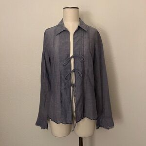 NWT American Eagle Tie Front Top